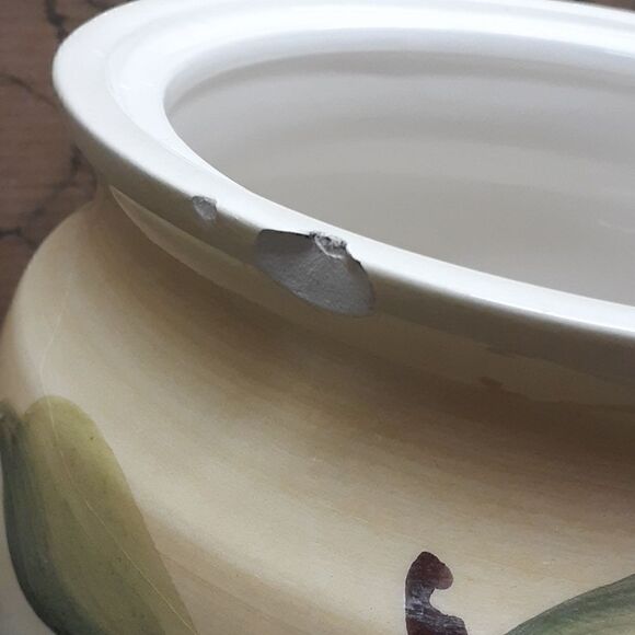 Bundle #1, Toscana Verde Italian cannister or cookie jar- Large size - Picture 3 of 10